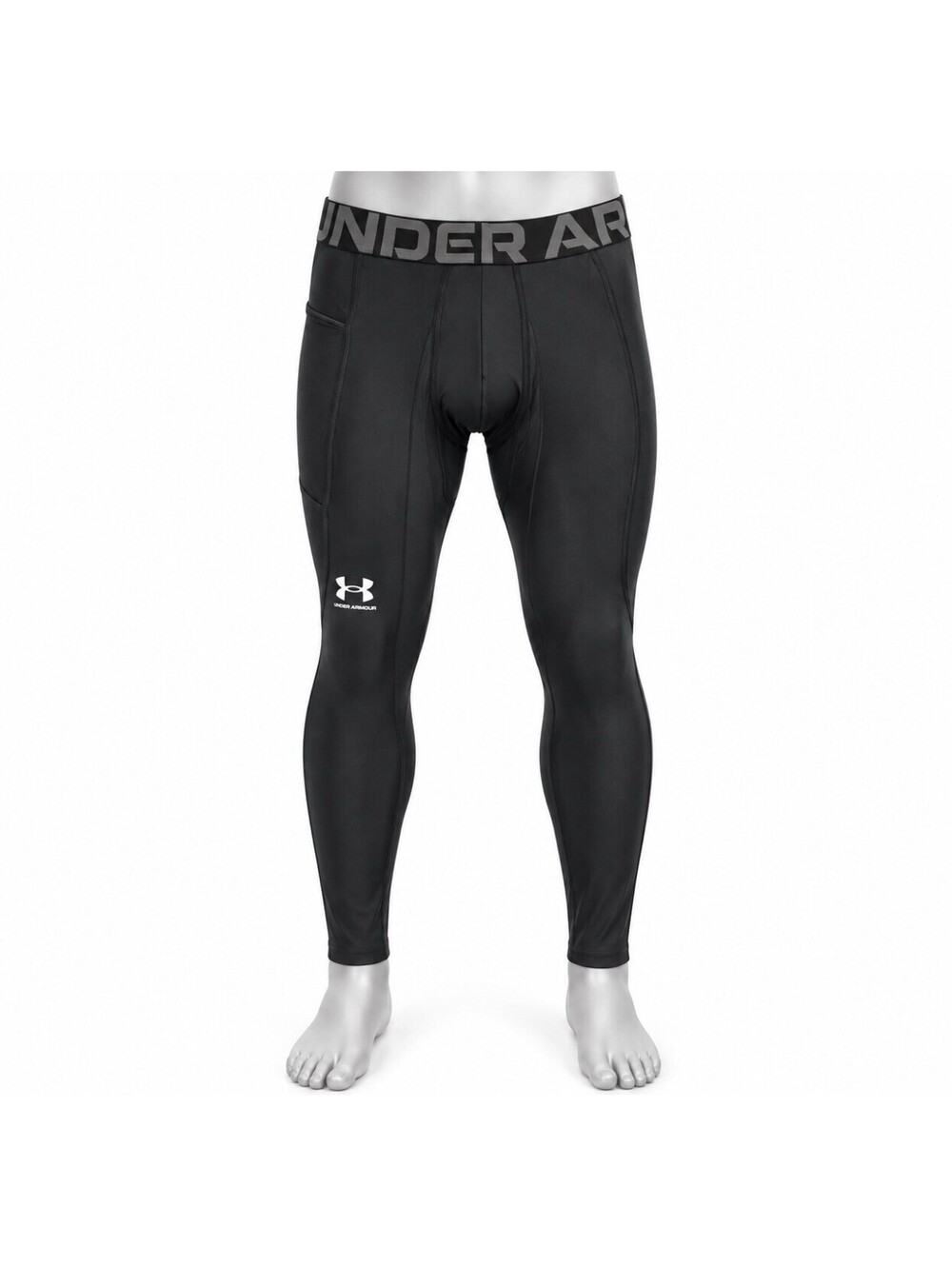 Under Armour Men’s Compression Leggings Size 2XL Black HeatGear Athletic New